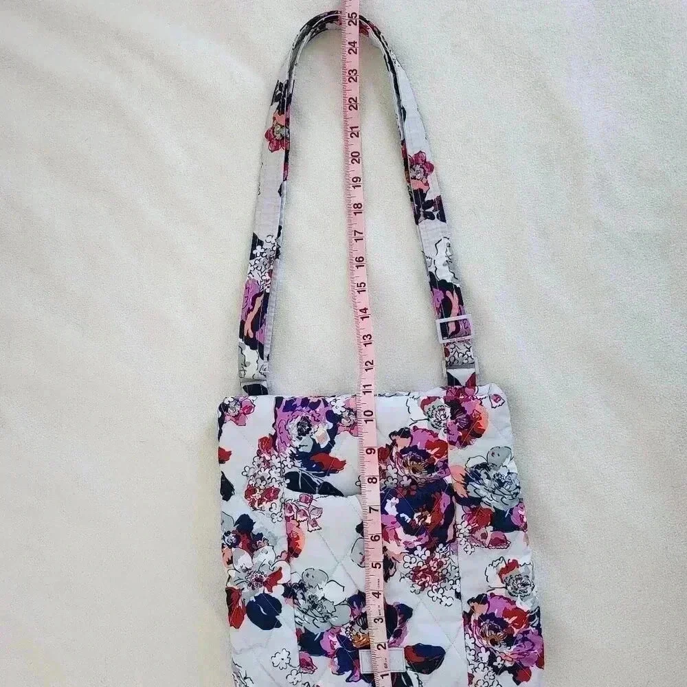 Vera Bradley Crossbody Bag Floral Quilted Lightweight Travel Purse - Picture 5 of 8